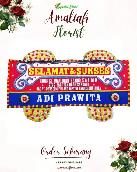 Papan Bunga Ucapan Selamat Sumberharjo
